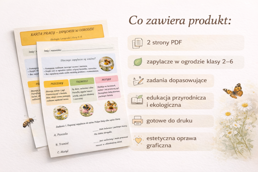 Zapylacze w ogrodzie