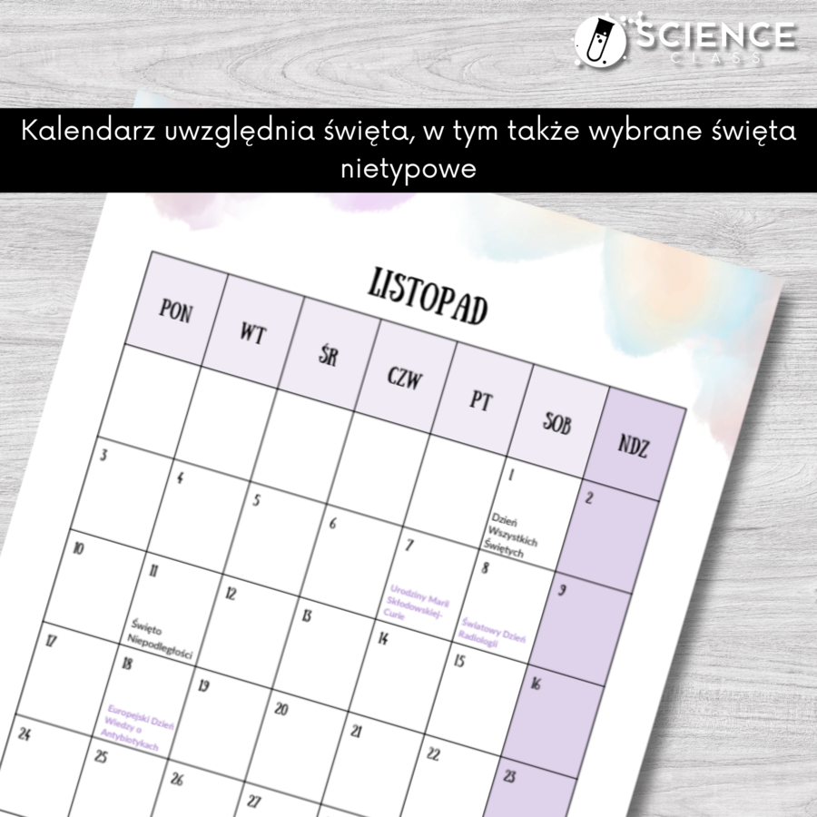 Planer Nauczyciela Chemii 2025/2026