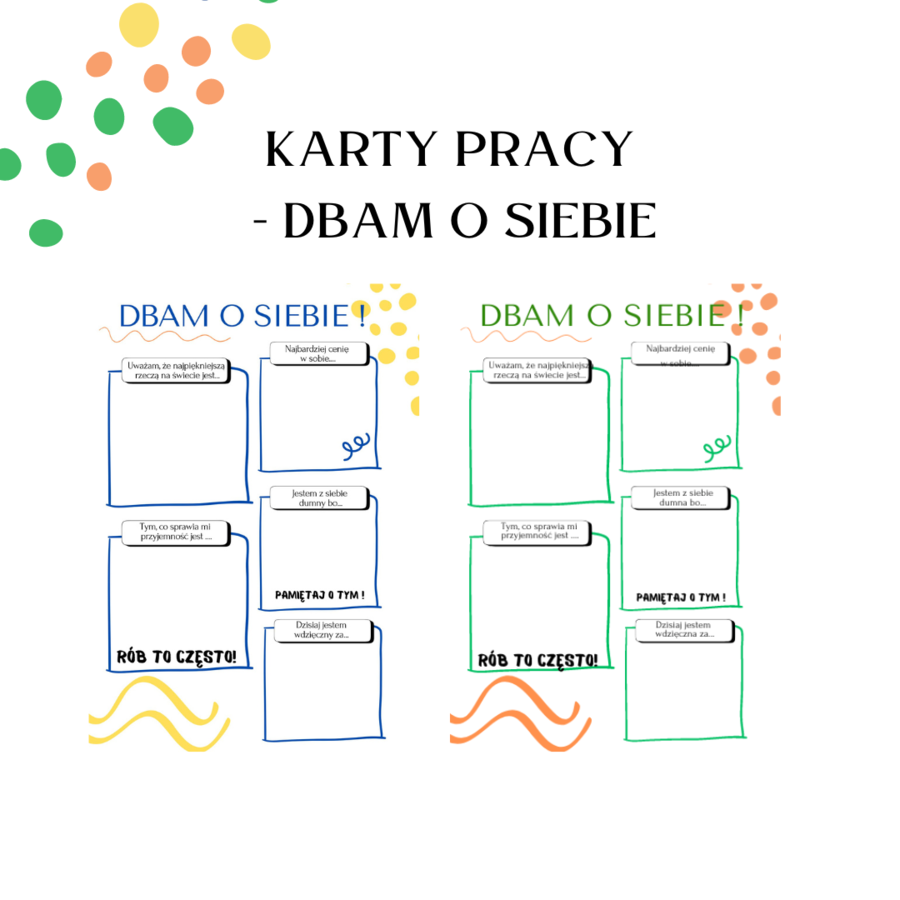 Karta pracy - Dbam o siebie