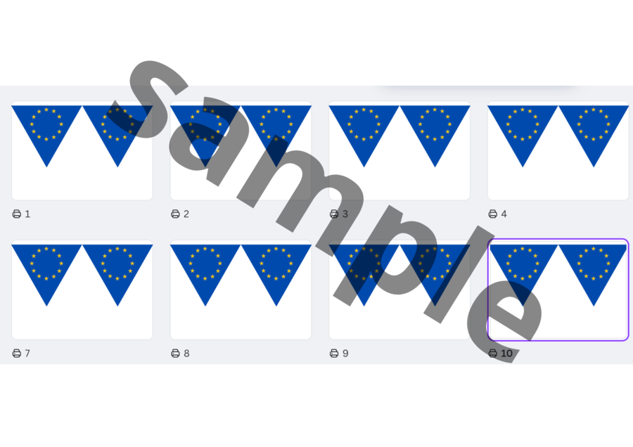 Dzień Europy - baner do powieszenia