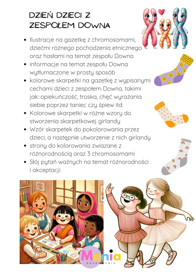 DUŻY PAKIET O TOLERANCJI – AUTYZM – DZIEŃ KOLOROWYCH SKARPETEK | EDUKACJA SPOŁECZNA |