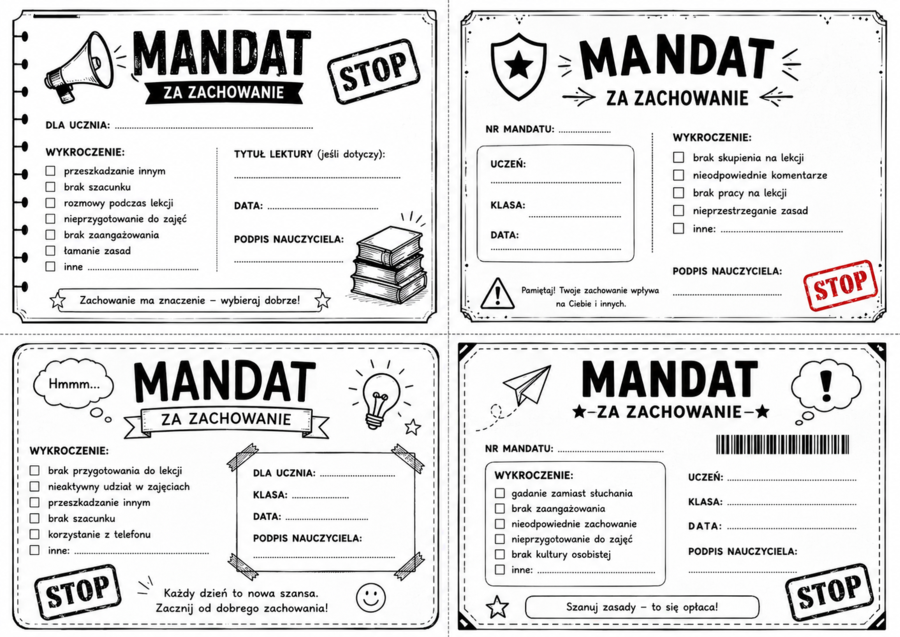 Mandat za zachowanie