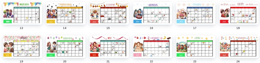 Kalendarz 2024/2025