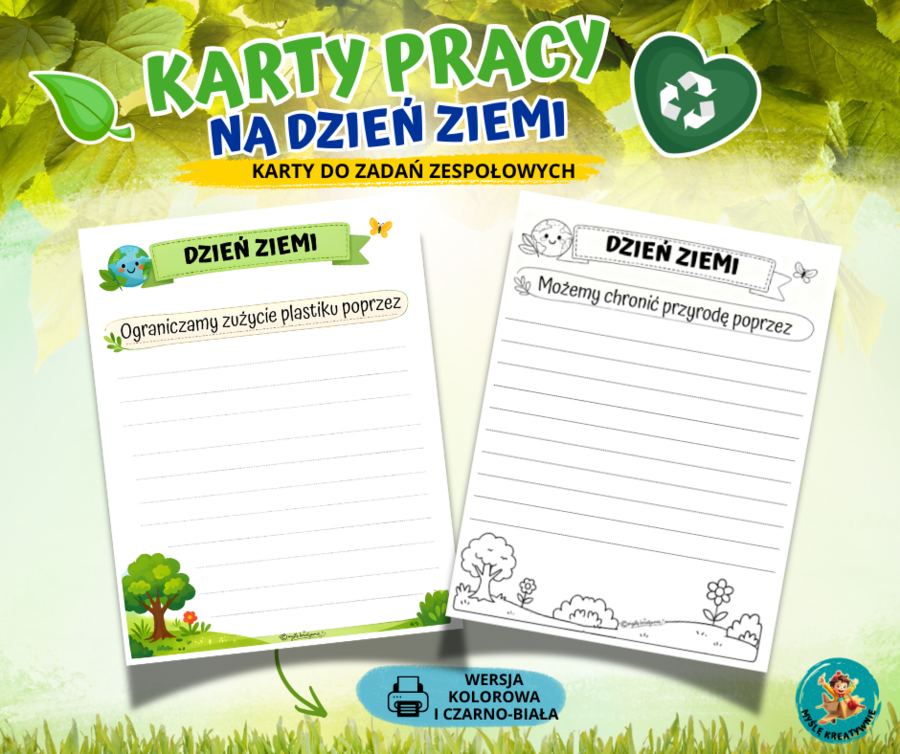 KARTY PRACY NA DZIEŃ ZIEMI