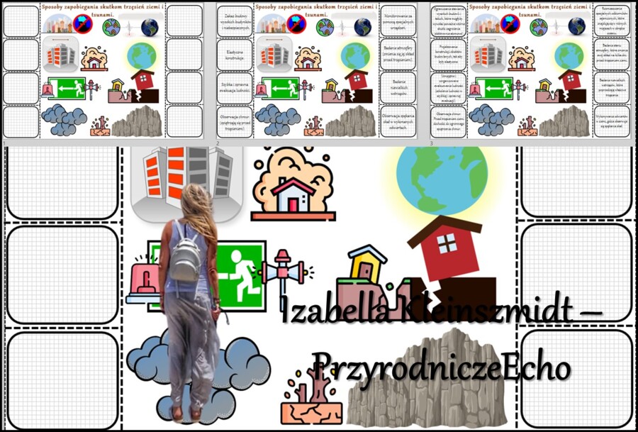 Notatka okienkowa/stacja zadaniowe/notatka/notatka graficzna/karta pracy/sketchnotka „Wulkanizm i trzęsienia ziemi w Azji” w pdf. Geografia 8, dział „Azja”. Materiał wykonany na podstawie podręcznika z wydawnictwa Nowa Era – nowość 2024/2025.