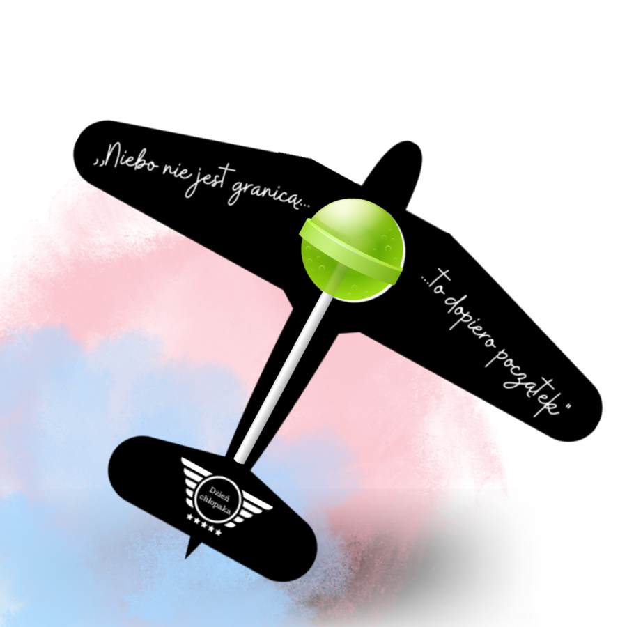 Szablon na lizaka na Dzień Chłopaka