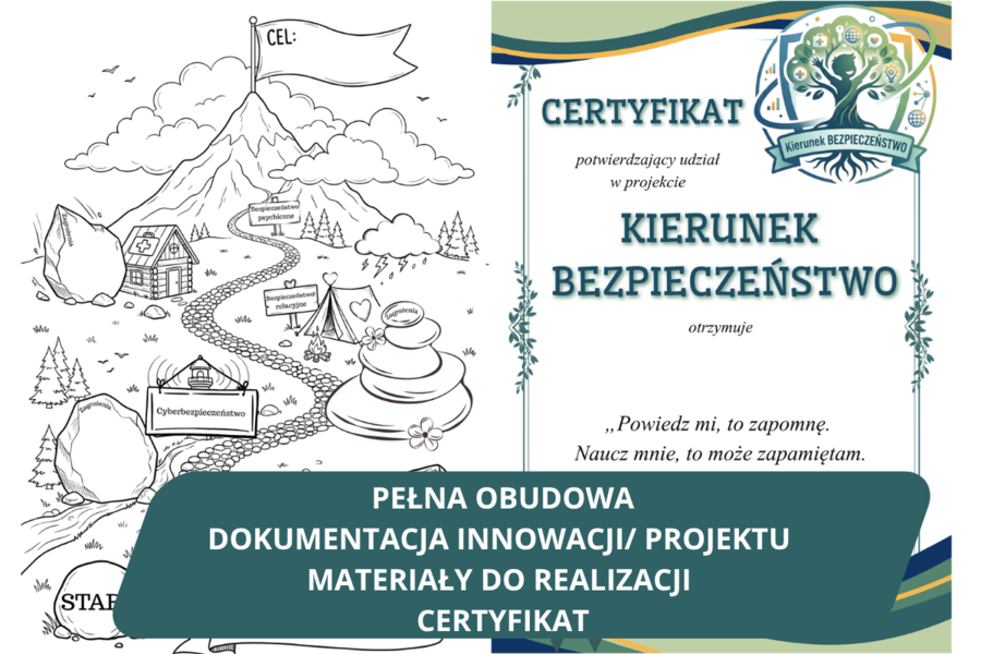 Projekt/ Innowacja "Kierunek BEZPIECZEŃSTWO"- przedszkola, szkoły podstawowe