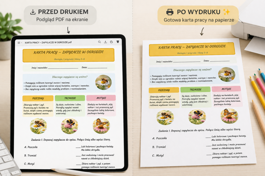 Zapylacze w ogrodzie