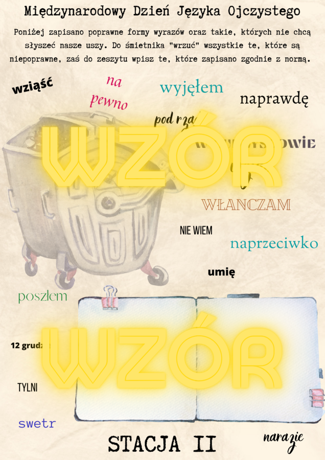 Stacje zadaniowe, MDJO, Międzynarodowy Dzień Języka Ojczystego