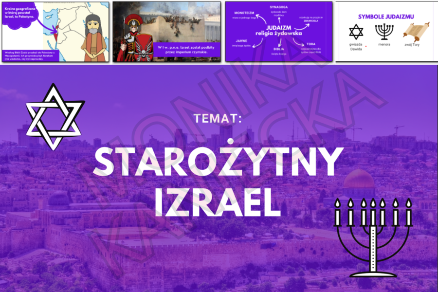 Starożytny Izrael - prezentacja historia klasa 5