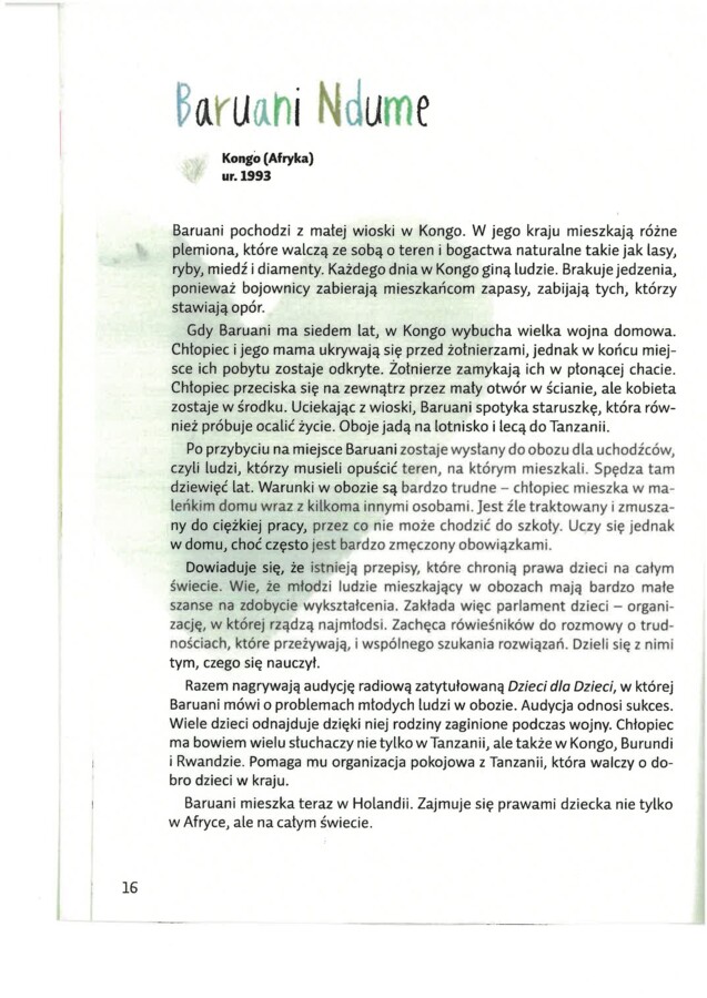 I ty możesz zmienić świat, lektura, lekcja dodatkowa, lekcja wychowawcza, Afryka, debata, quizy, edukacja wczesnoszkolna, czytanie ze zrozumieniem