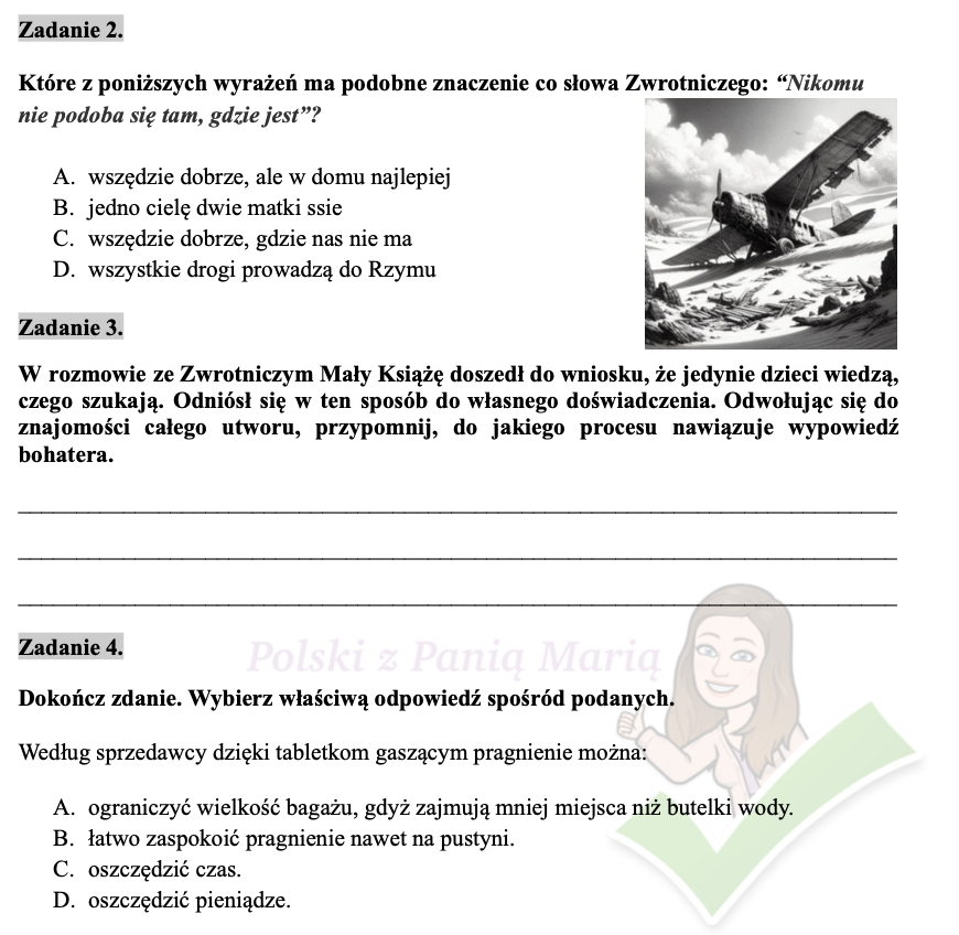 Mały Książę - pakiet lekturowy