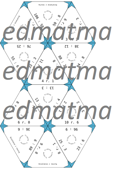 Trimino - dzielenie z resztą