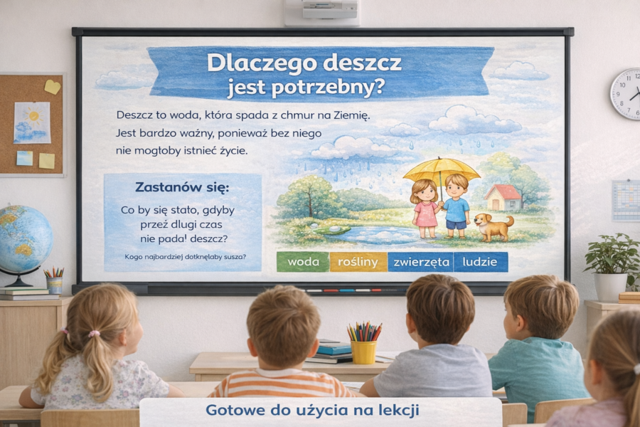 Tekst: Dlaczego deszcz jest potrzebny?