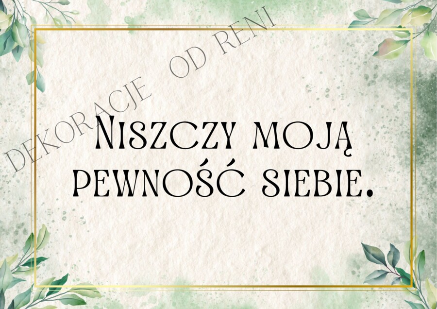 Czy wiesz jak wpływa na mnie twój hejt?