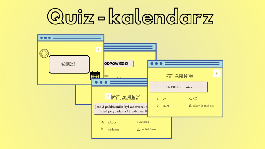Quiz - kalendarz