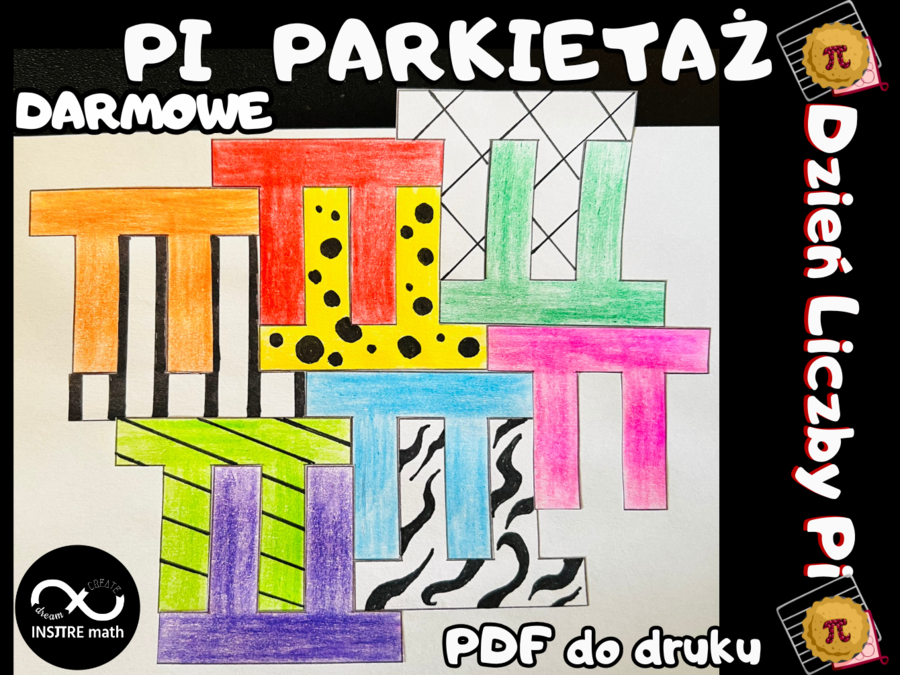 DARMOWY Pi Parkietaż, Tesselacja – Math and Art Projekt na DZIEŃ LICZBY PI