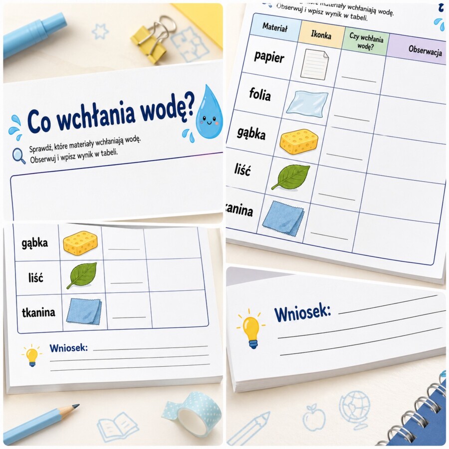 Co wchłania wodę?
