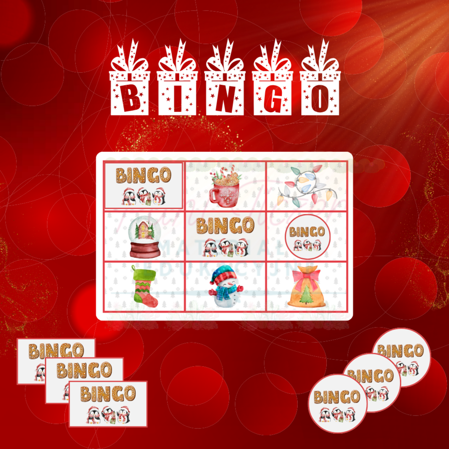 Boże Narodzenie - świąteczna gra BINGO