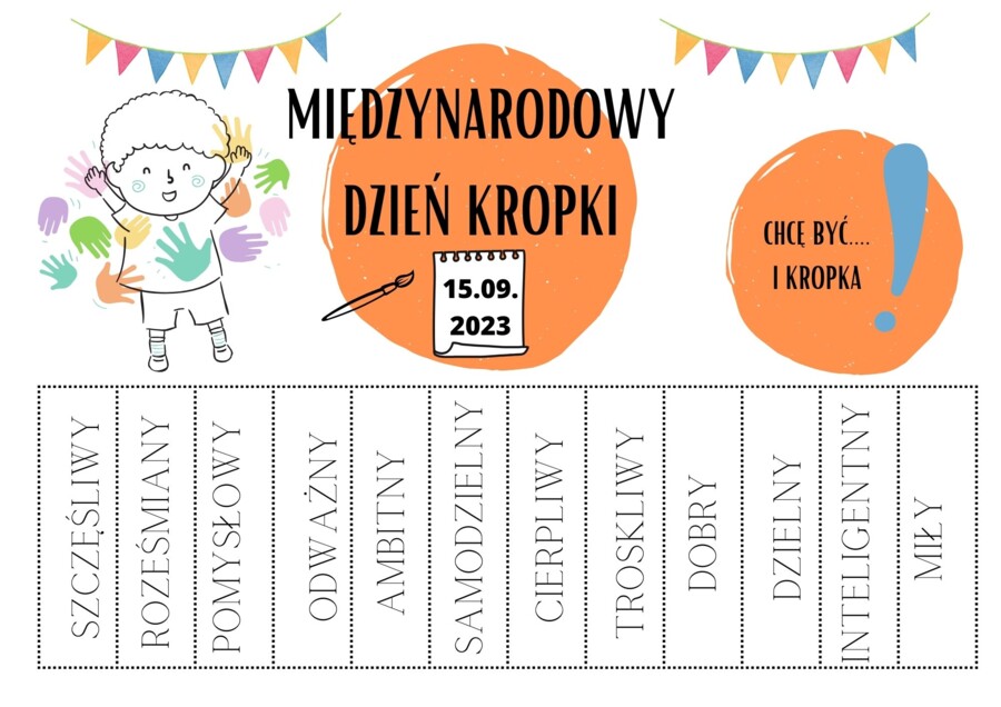 DZIEŃ KROPKI ZESTAW PONAD 150 STRON