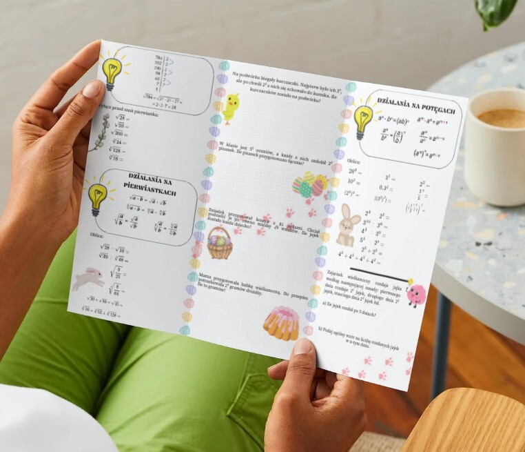 Pierwiastki i potęgi - Wielkanoc