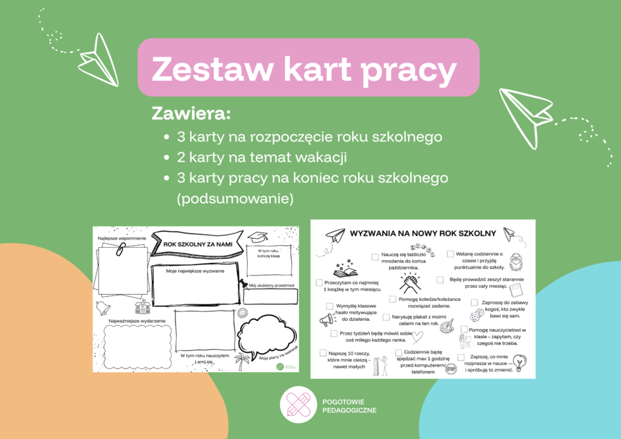 Zestaw kart pracy