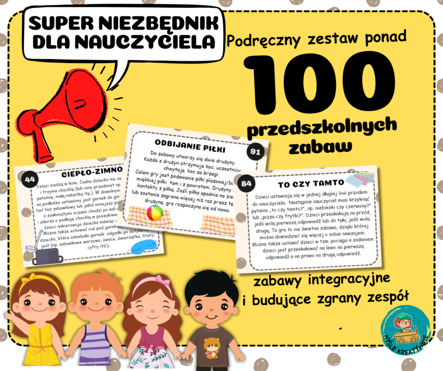 102 ZABAWY INTEGRACYJNE - niezbędnik nauczyciela na nowy rok szkolny - książeczka