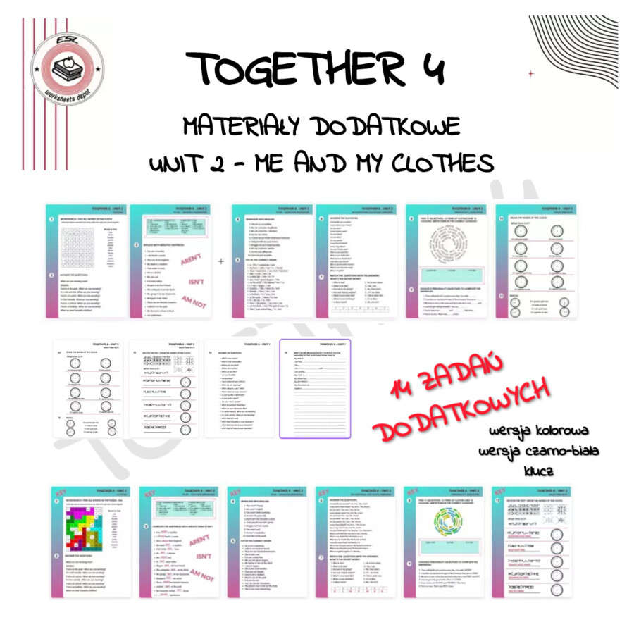 Together klasa 4 Unit 2 - materiały dodatkowe do języka angielskiego