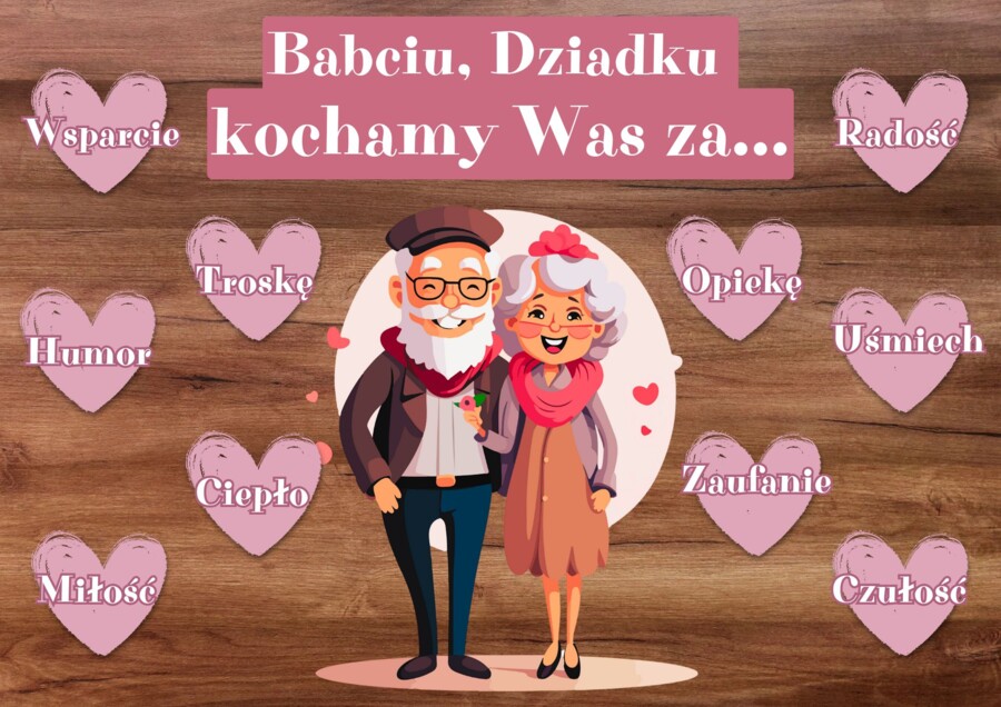 🌸 BABCIU, DZIADKU...DEKORACJA XXL🌸