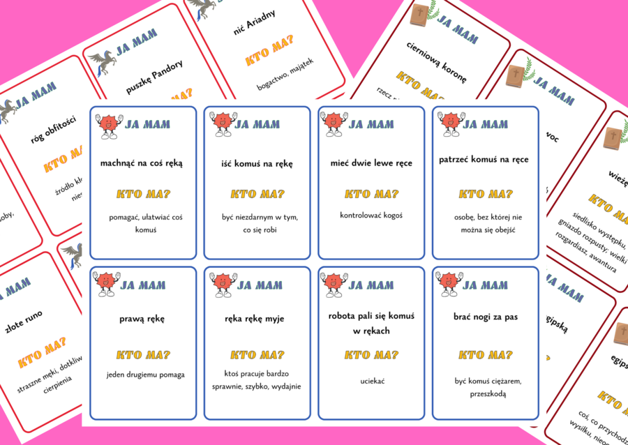 Ja mam… Kto ma…? ZWIĄZKI FRAZEOLOGICZNE - biblijne, mitologiczne, różne - frazeologizmy