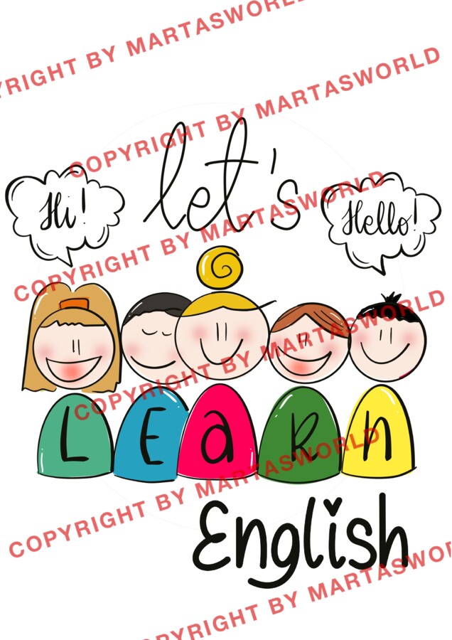 🎉 Zestaw 3 kolorowych plakatów edukacyjnych – Let’s Learn English! 🇬🇧
