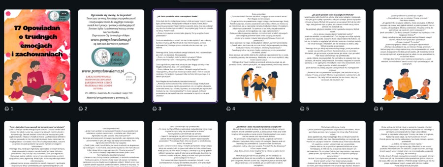 17 Opowiadań o trudnych emocjach i zachowaniach