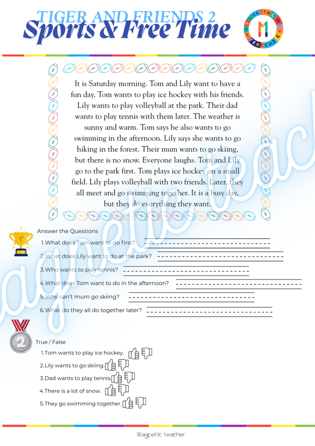 Tiger and Friends 2 - READING