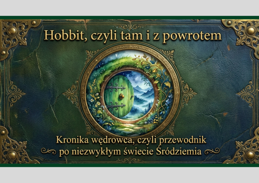 🧙‍♂️HOBBIT, czyli tam i z powrotem – prezentacja multimedialna (19 slajdów)