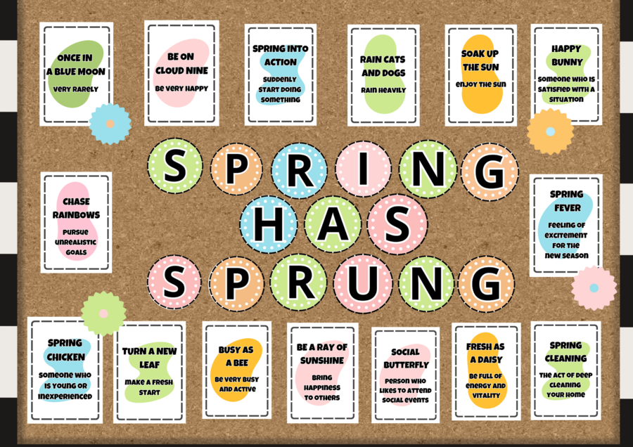 Wiosenna gazetka w języku angielskim