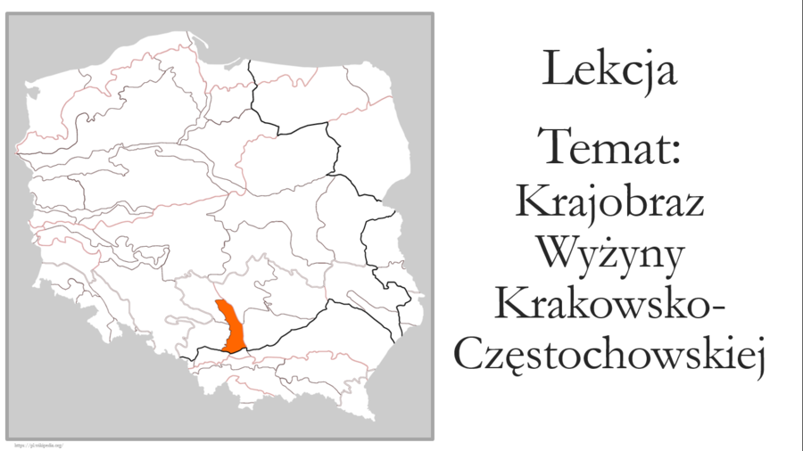 Klasa 5 - Krajobraz Wyżyny Krakowsko-Częstochowskiej - prezentacja