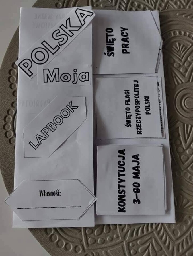 Lapbook - ŚWIĘTA MAJOWE