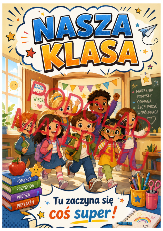 NASZA KLASA, NASZE SUPERMOCE | gazetka + pakiet na rozpoczęcie roku szkolnego | klasy 1–3 | 28 stron PDF