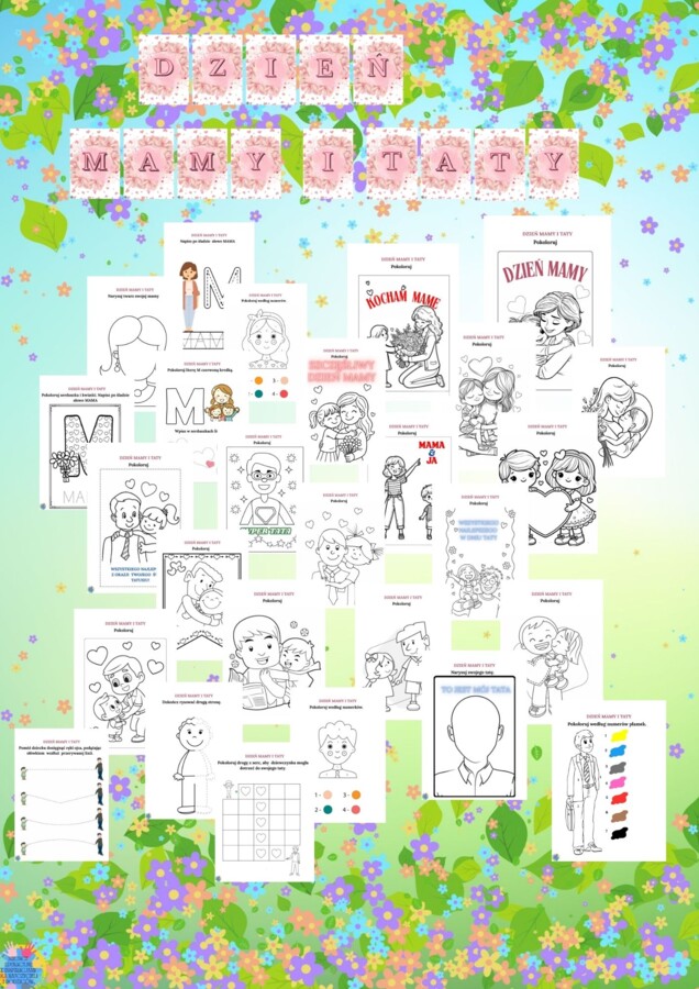 PAKIET MATERIAŁÓW NA MAJ WEDŁUG KALENDARZA ŚWIĄT I DNI NIETYPOWYCH