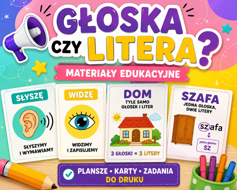 Głoska i litera [Pakiet materiałów]