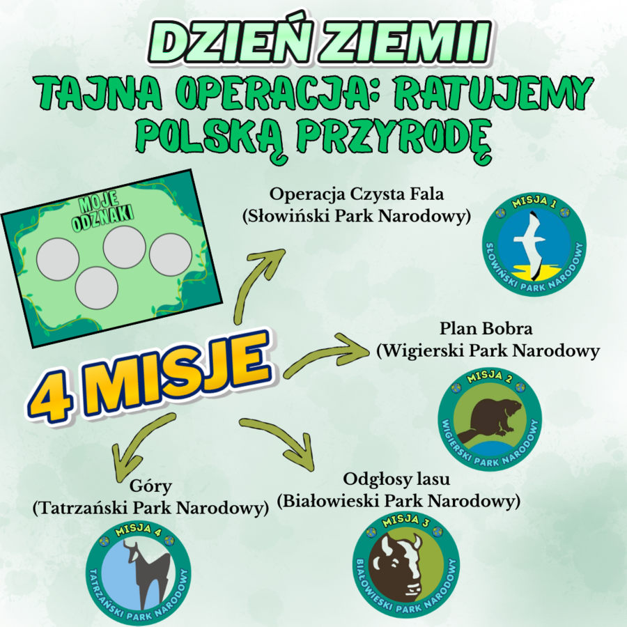 DZIEŃ ZIEMII MISJA SPECJALNA : RATUJEMY POLSKĄ PRZYRODĘ