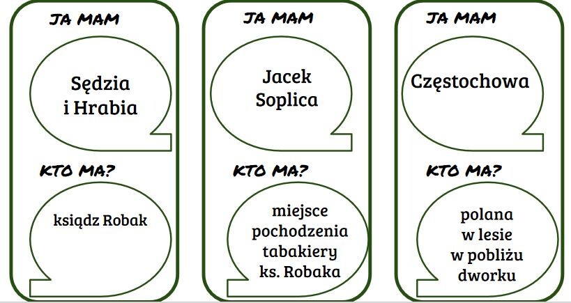 "Pan Tadeusz" gra "Ja mam... kto ma..."