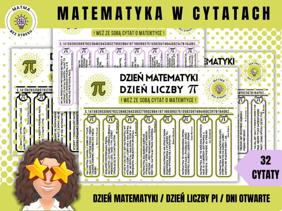 Matematyczne cytaty "do urywania" / Dzień matematyki / Dzień liczby PI