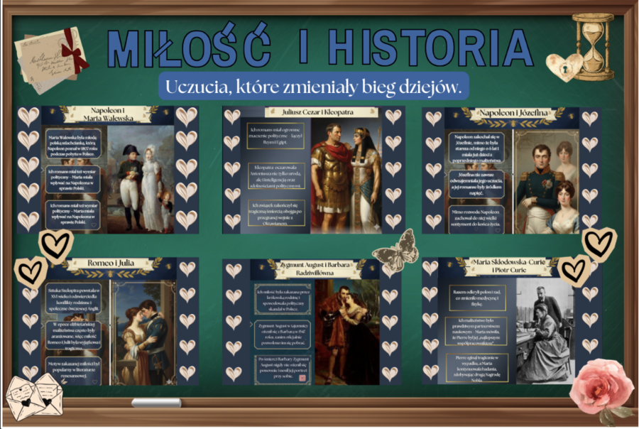 MEGA Zestaw 4 gazetek historycznych na styczeń, luty, marzec i kwiecień| Styczeń- miesiąc ważnych wydarzeń historycznych| Luty-Miłość i Historia|Marzec-kobiety które zmieniły historię| Kwiecień - miesiąc wielkich wydarzeń