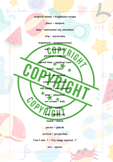 Przedwakacyjna Powtórka do E8 – Parafrazy, Dialogi i Ćwiczenia Językowe (Poziom A2, aż 95 przykładów!) 🌴📘