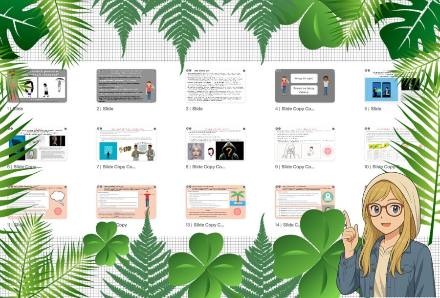 Prezentacja multimedialna w genial.ly „Gdzie znaleźć pomoc w trudnej sytuacji intymnej?”. Edukacja zdrowotna. Klasa 6. Dział „Moja płciowość".