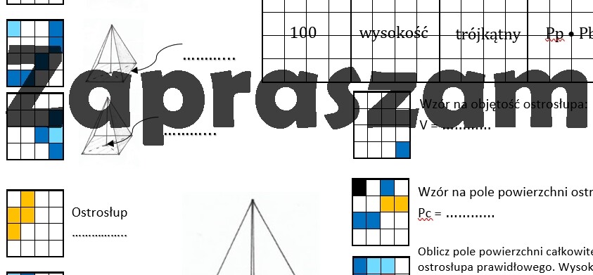 Kodowanie - ostrosłup