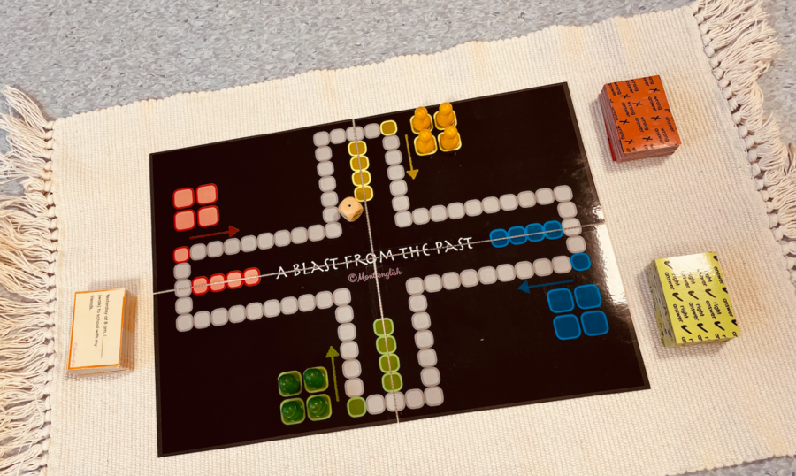 Gra "A Blast from the Past": Past Simple, Past Continuous, Present Perfect