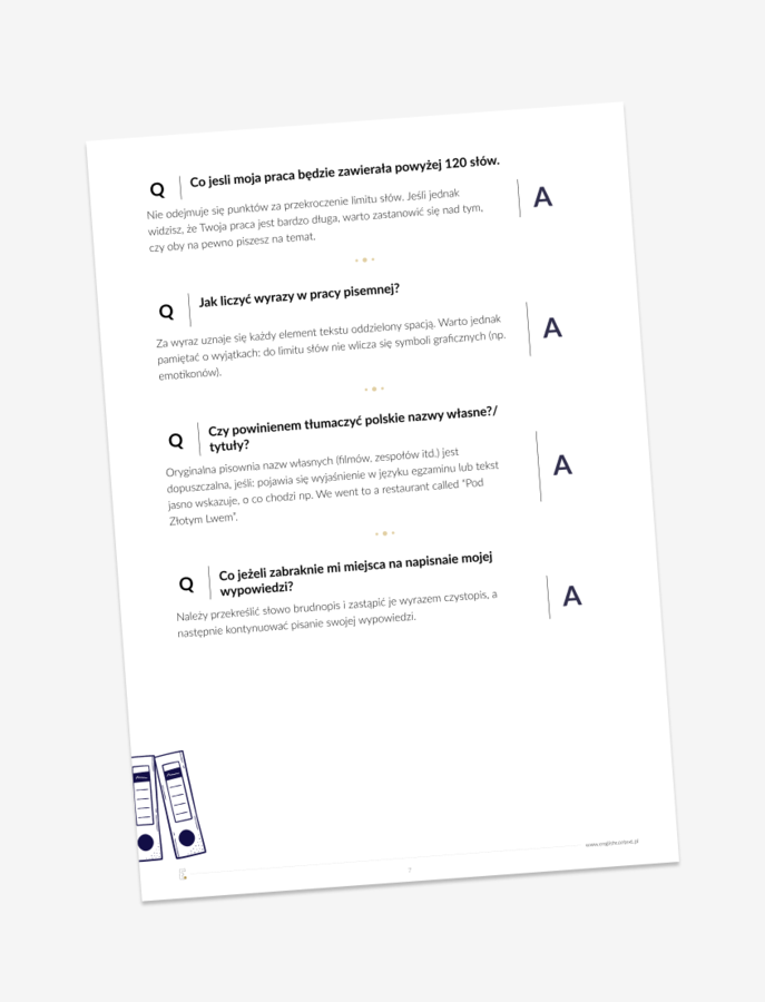 Egzamin ósmoklasisty: wypowiedź pisemna krok po kroku - pomysły i karty pracy dla nauczycieli