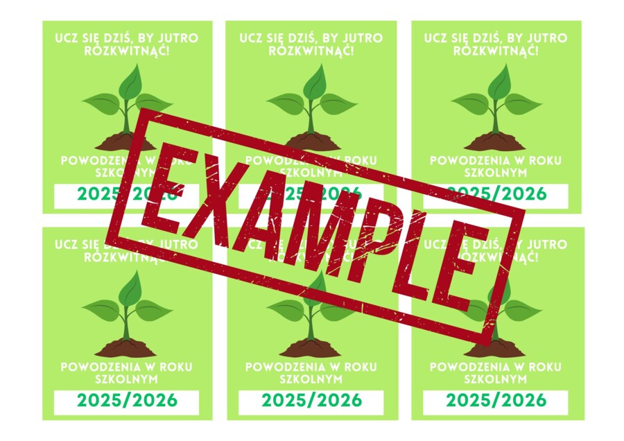 Wklejki do zeszytów / wklejki motywacyjne